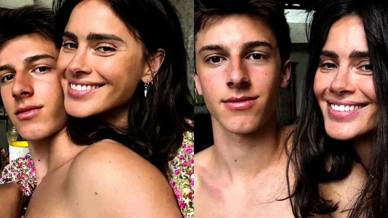 Carolina Dieckmmann posa com filho caçula e semelhança impressiona fãs