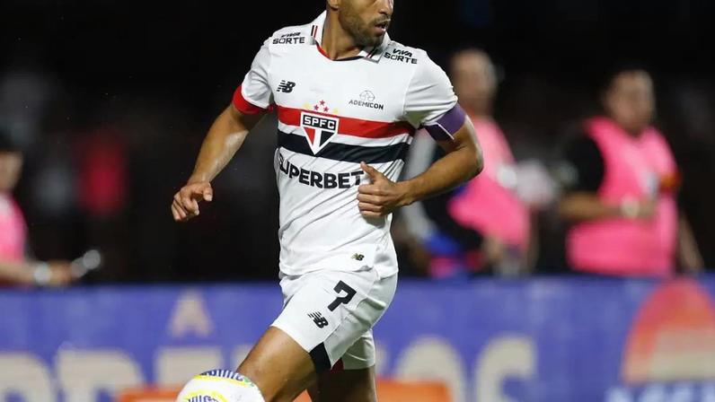Lucas Moura no jogo contra o Internacional 2024