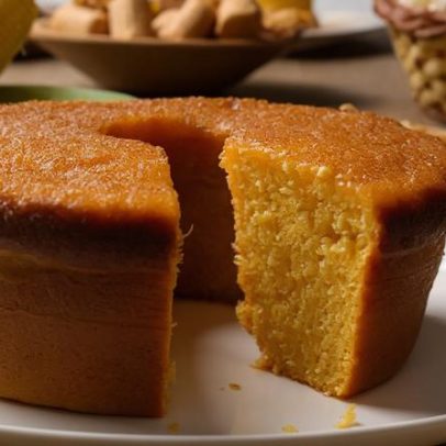 Bolo de milho cremoso light é opção leve para café da manhã