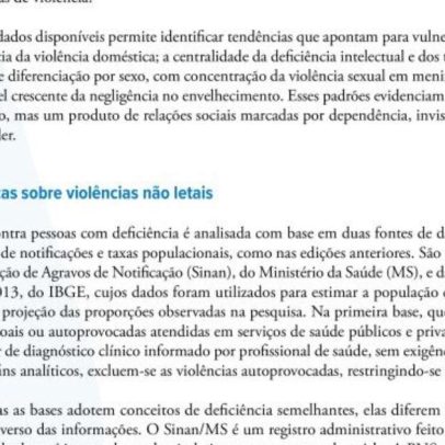 Dados sobre violência contra pessoas com deficiência são incompletos e atrasados