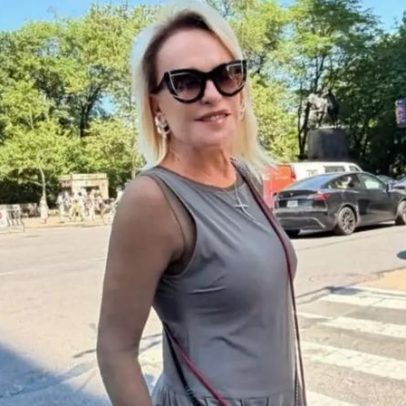 Ana Maria Braga curte férias em Nova York com dois looks estilosos