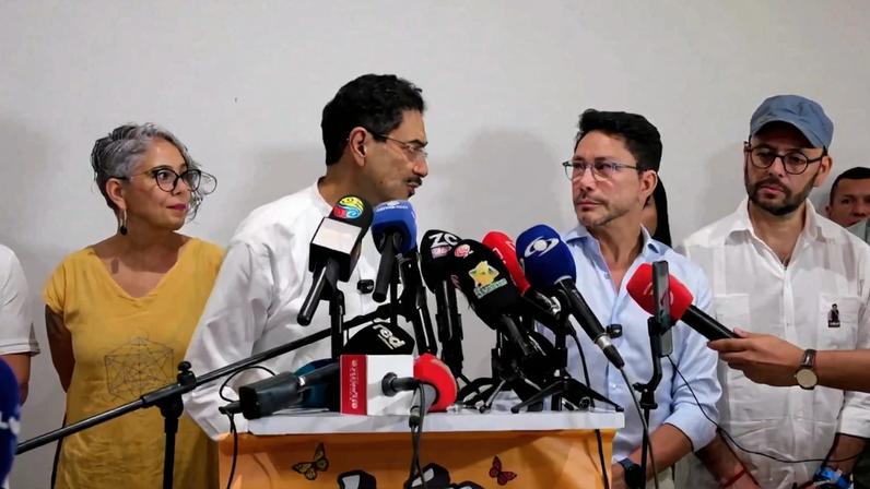 Carlos Caicedo e Iván Cepeda