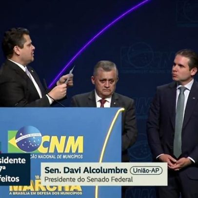 Davi anuncia sessão do Congresso para analisar veto a convênios com municípios