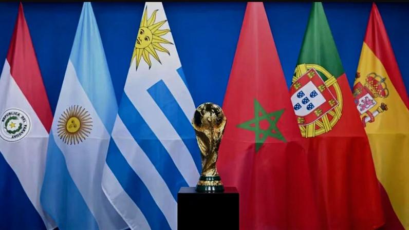 Copa do Mundo Fifa 2030 terá jogos no Paraguai, Argentina, Uruguai, Marrocos, Portugal e Espanha. FOTO FIFA