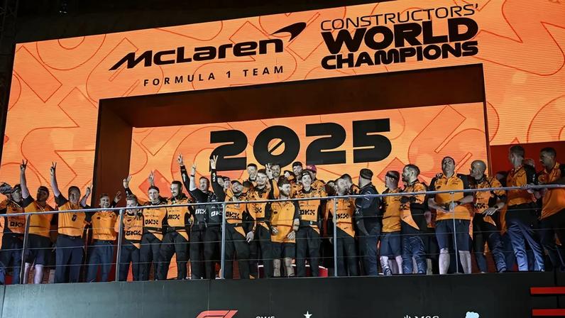 McLaren conquistou título de equipes da F1 2025 (Foto: Lillian SUWANRUMPHA / AFP)