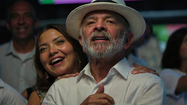 Lula e Janja na Sapucaí - 16/02/2026 (PABLO PORCIUNCULA/AFP)