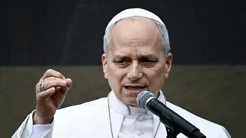O papa Leão XIV, líder da Igreja Católica (Filippo MONTEFORTE/AFP)