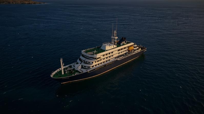 O navio MV Hondius.