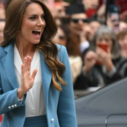 Kate Middleton chega à Itália em primeira viagem desde diagnóstico de câncer