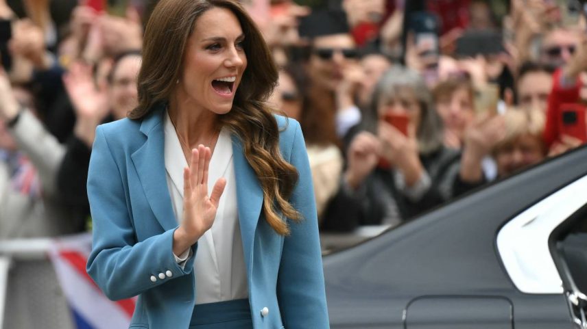 A princesa de Gales, Kate Middleton, na Itália.