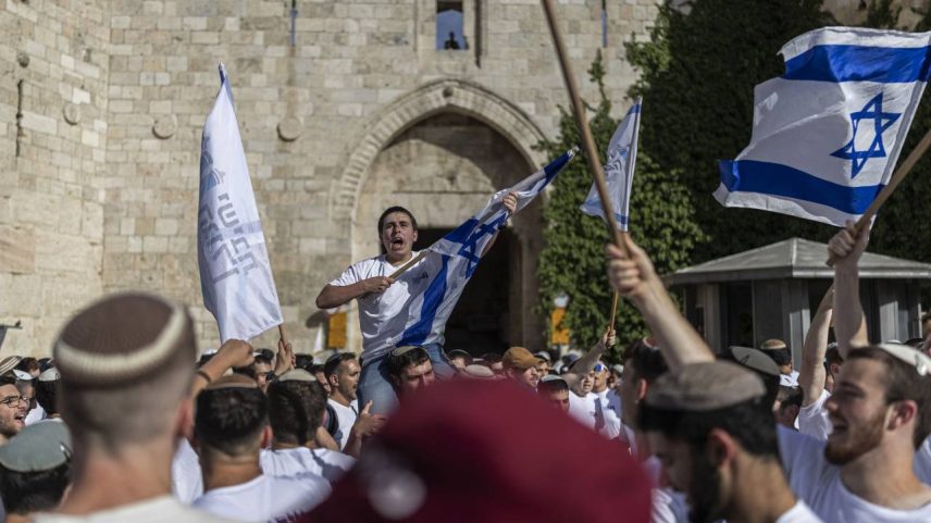 Marcha do Dia de Jerusalém na Cidade Velha. 14/05/2026