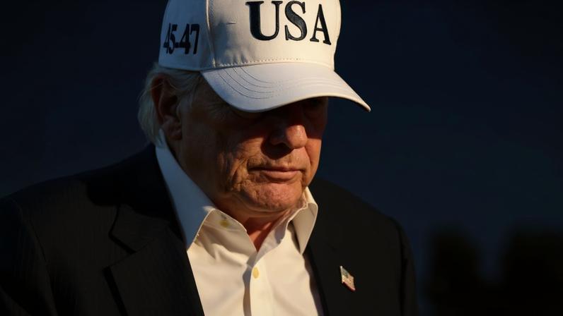 O presidente dos EUA, Donald Trump, caminha no gramado sul da Casa Branca, em Washington, D.C., em 15 de maio de 2026