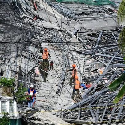 Desabamento de prédio em construção nas Filipinas deixa quatro mortos