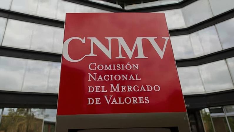 La fachada de la sede de la CNMV, en Madrid.