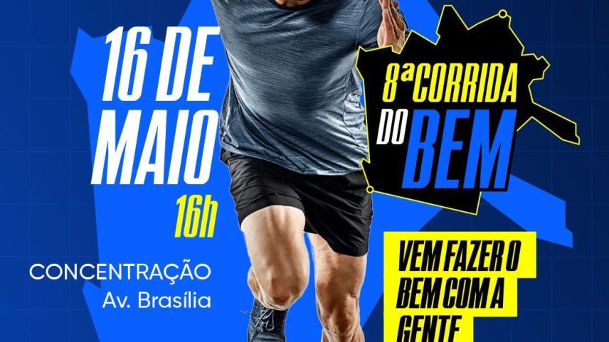Corrida do Bem entrega kits na Vila do Artesão até esta sexta