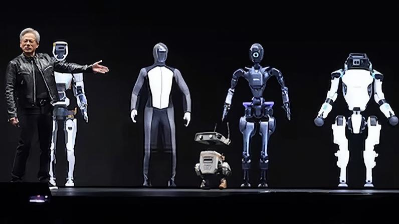 El CEO de Nvidia, Jensen Huang, durante una presentación de la compañía en San José (California), el pasado marzo.