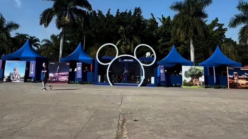 Parque Villa-Lobos sediou evento da Disney em 2025. Foto: @decolar via Instagram