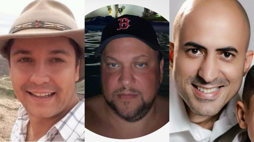Fernando Souto, Leonardo Berganholi Martins e Wellington de Oliveira Pereira