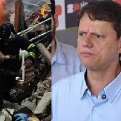 Tarcísio reúne Sabesp e Comgás para tratar explosão de casa em SP