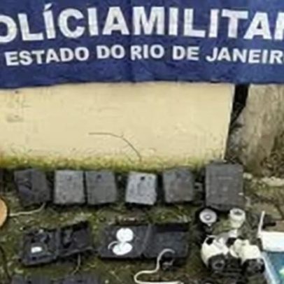 PM apreende equipamento de monitoramento de policiais na Baixada Fluminense