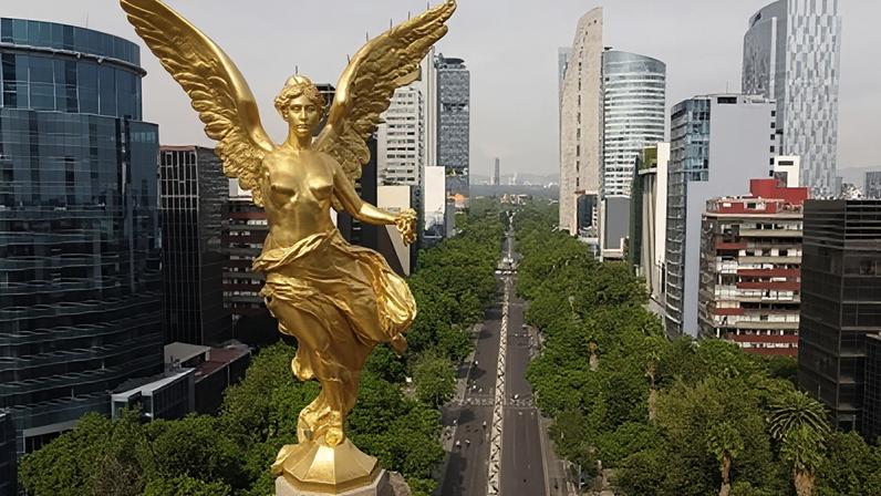 Monumento do Anjo da Independência na Cidade do México
