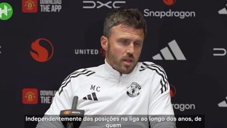 Carrick ressalta emoção e rivalidade antes de duelo com o Liverpool