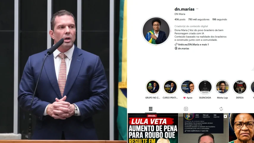Partidos de esquerda pediram ao TSE que contas da personagem sejam suspensas por "desinformação".