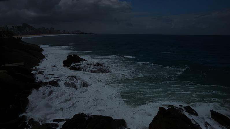 Rio de Janeiro teve ressaca após ciclone em alto mar