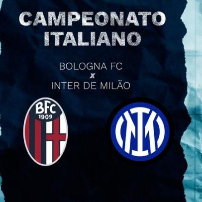 Bologna x Inter de Milão: horário, transmissão e prováveis escalações
