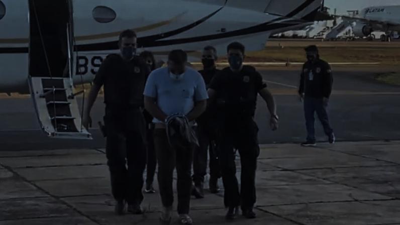 Vincenzo Pasquino, o mafioso que delatou o consórcio da 'Ndrangheta com o PCC, foi preso pela PF em João Pessoa e levado para Brasília