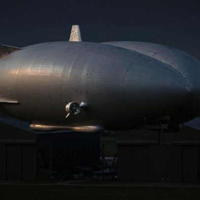 Aeronave híbrida de 91 m reduz carbono em até 90% e leva quartos de luxo com piso de vidro