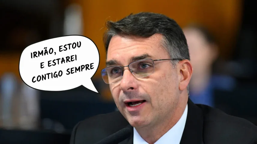 Flávio Bolsonaro: destaque nesta edição do Frases da Semana. (Foto: Montagem sobre foto de Andressa Anholete/Agência Senado)