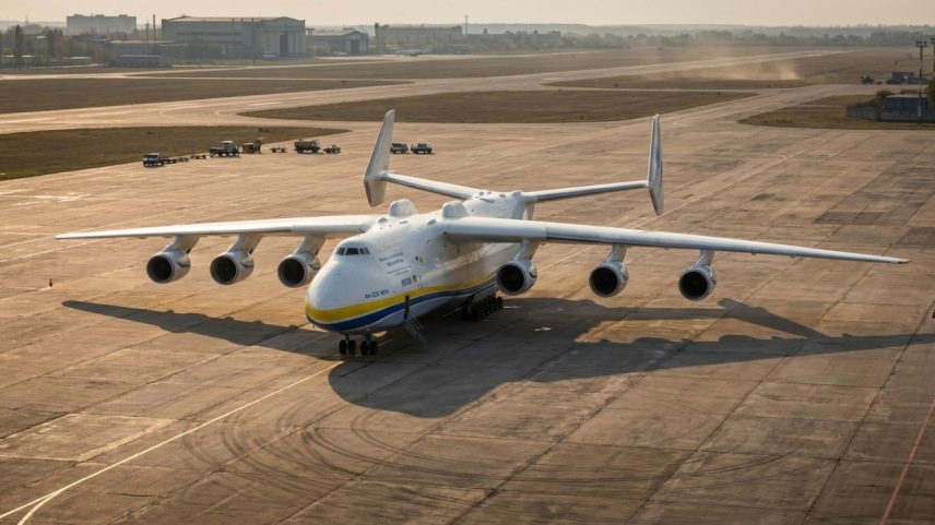 O avião de carga Antonov An-225 Mriya representou o ápice dessa ambição humana na engenharia