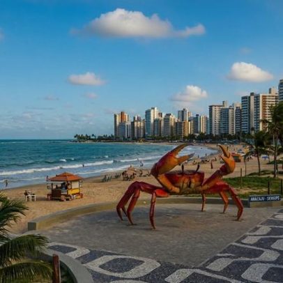 Capital planejada do Brasil, tabuleiro de xadrez, 6 km de orla e caranguejo de 7 m