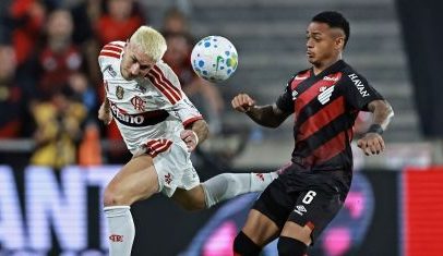 Pedro evita derrota, Flamengo empata com Athletico-PR diante de Ancelotti