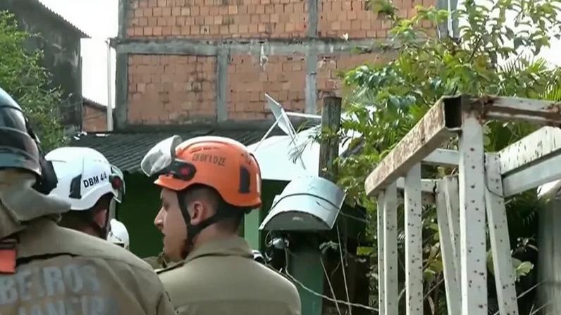 O piloto, Lucas Augusto da Silva Neto, morreu no local (TV Record/Reprodução)
