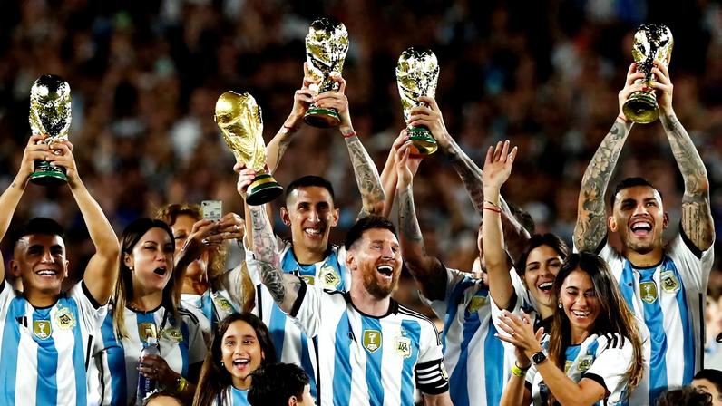 A Argentina foi campeã da Copa do Mundo 2022