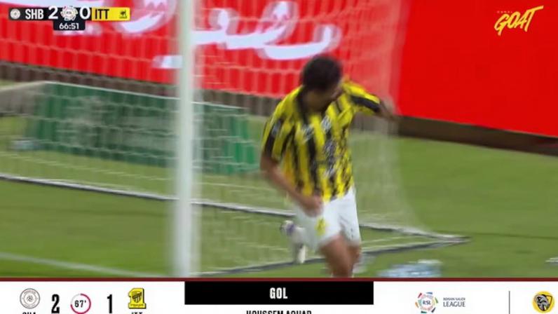 Al Shabab - Al Ittihad 2 - 1 | GOL - Houssem Aouar