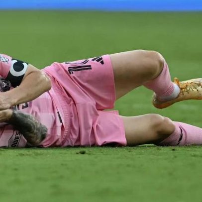 Messi sofre lesão e é substituído em jogo do Inter Miami, 23 dias da Copa
