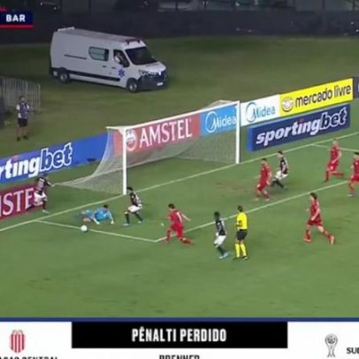 Vasco pode marcar quarto gol, Brenner perde pênalti