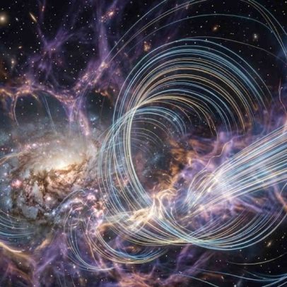 Supercomputador mostra como o cosmos forma grandes campos magnéticos organizados