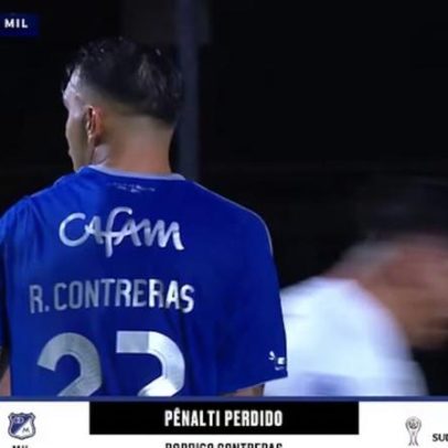 Atacante do Millonarios perde pênalti diante do São Paulo