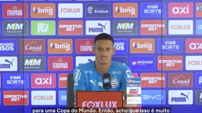 Luciano Juba comenta expectativa de convocação na pré-lista de Ancelotti