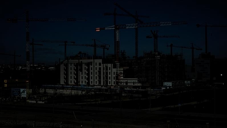 Construcción de viviendas en la urbanización los Berrocales en Madrid, en una imagen de archivo