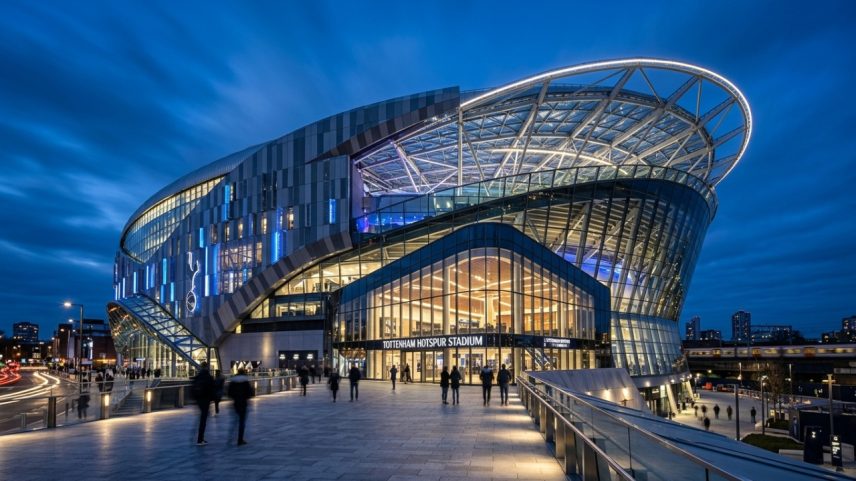 Arena moderna com gramado retrátil e capacidade para mais de sessenta mil espectadores – Créditos: depositphotos.com / [email protected]