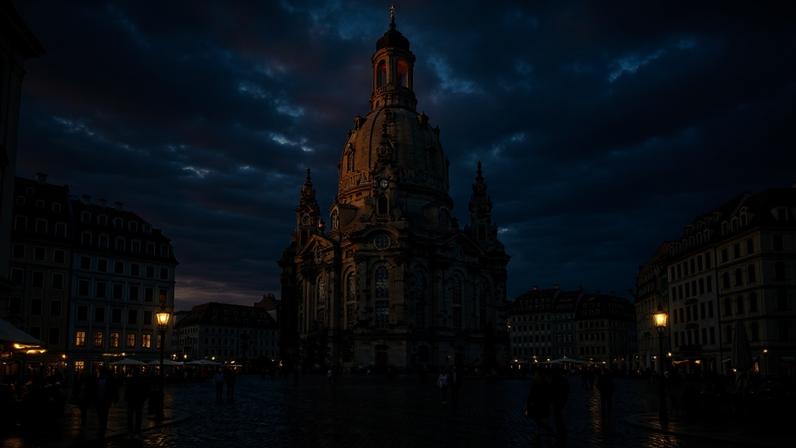 Basílica protestante barroca com cúpula de noventa e um metros reconstruída após a Segunda Guerra – Créditos: depositphotos.com / jbk-photography