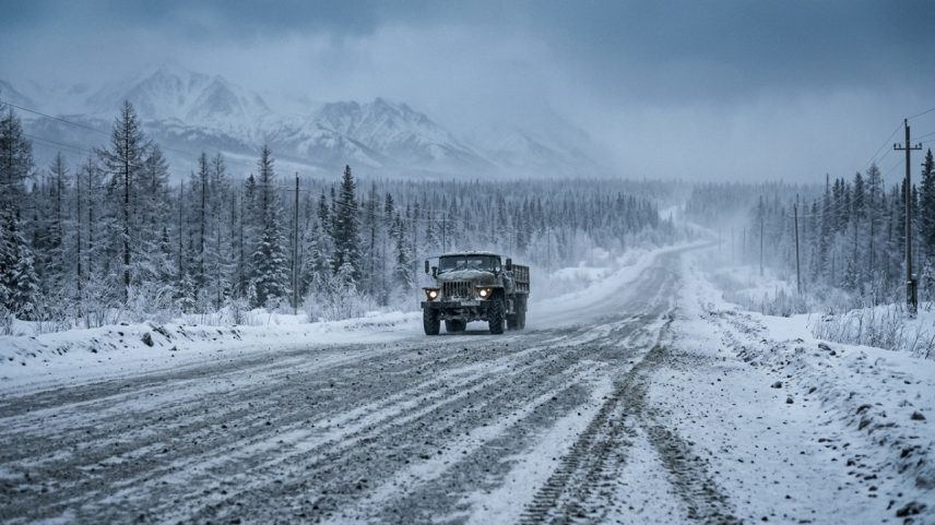 Rodovia siberiana de dois mil quilômetros atravessando a região habitada mais fria do planeta – Créditos: depositphotos.com / VittoriaChe