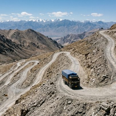 Rota Gata Loops em Manali-Leh: 21 curvas vertiginosas