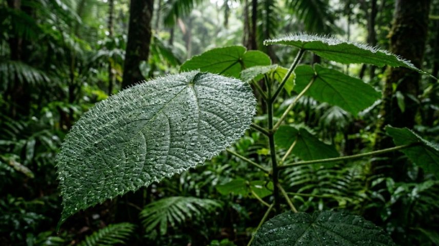 (Imagem ilustrativa)Planta australiana coberta por tricomas que injetam toxinas potentes, provocando dor persistente e crises de inflamação por longos períodos