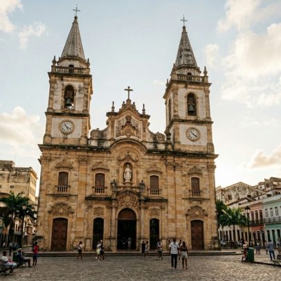Igreja barroca de Recife tem torre de 50 m, a mais alta do Brasil colonial